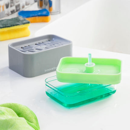 2-in-1-Seifenspender für die Küchenspüle Pushoap InnovaGoods