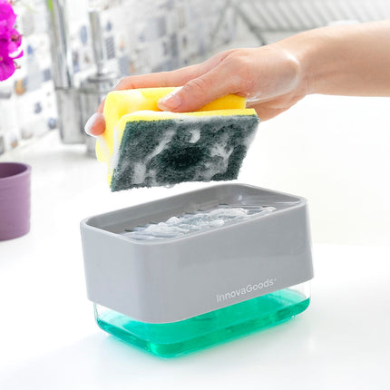 2-in-1-Seifenspender für die Küchenspüle Pushoap InnovaGoods