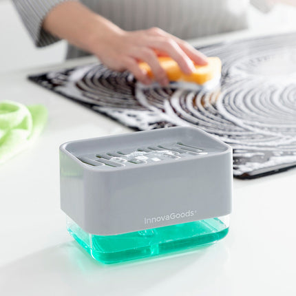 2-in-1-Seifenspender für die Küchenspüle Pushoap InnovaGoods