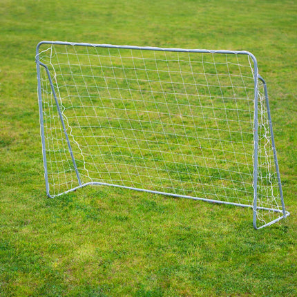 2-in-1-Fußballtor mit Netz und Torwand