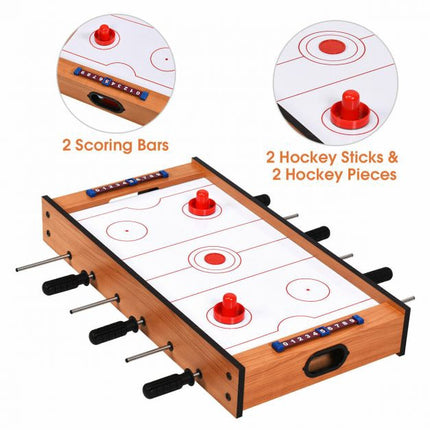 2-in-1 Tischkicker- und Air-Hockey-Spieltisch