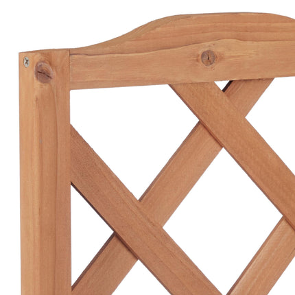 2-in-1-Holzpflanzkasten mit Spalier