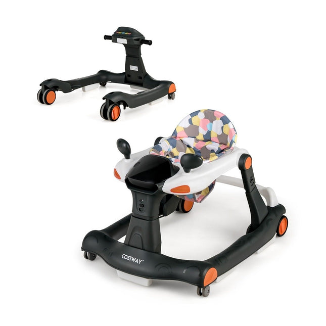 Trotteur pliable 2 en 1 noir