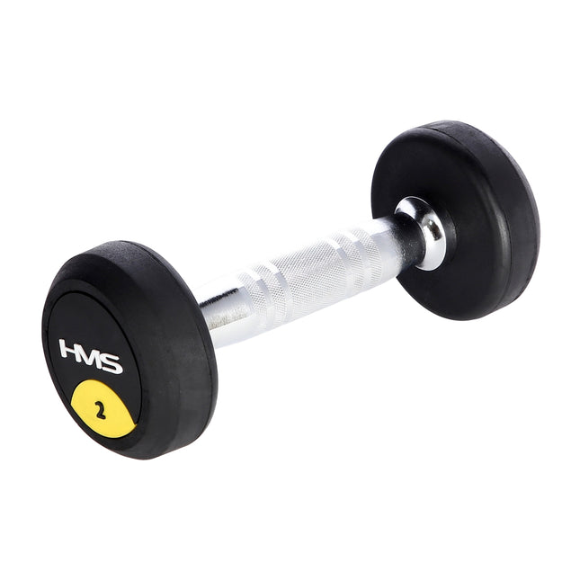 Haltère en caoutchouc de 2 kg - Équipement de gym à domicile
