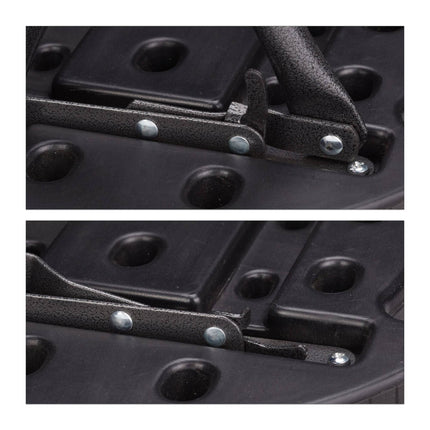 Lot de 2 tabourets pliants en rotin