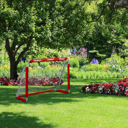 2 Stk. Fußballtore in rot