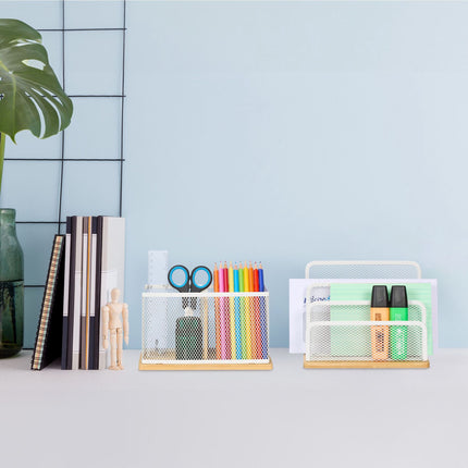2-teiliges Schreibtisch-Organisationsset