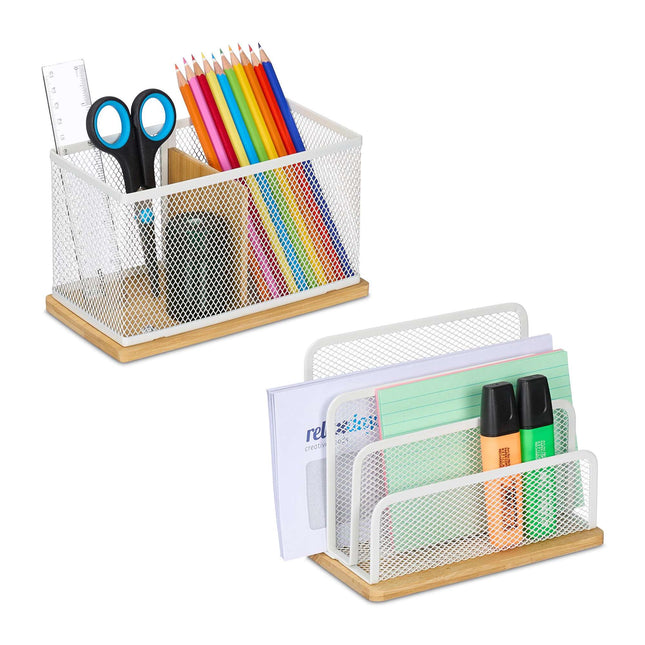 Ensemble de rangement de bureau 2 pièces