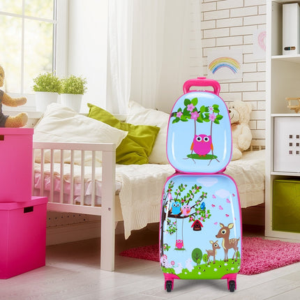 2-teiliges Kofferset Kindergepäck 16'' Koffer + 12'' Rucksack