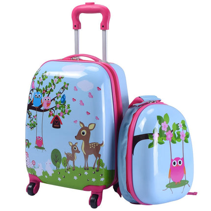 2-teiliges Kofferset Kindergepäck 16'' Koffer + 12'' Rucksack