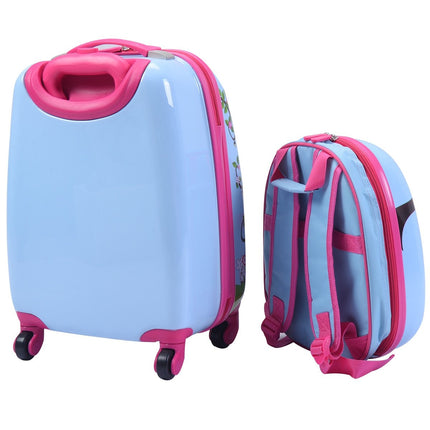 2-teiliges Kofferset Kindergepäck 16'' Koffer + 12'' Rucksack