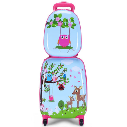 2-teiliges Kofferset Kindergepäck 16'' Koffer + 12'' Rucksack