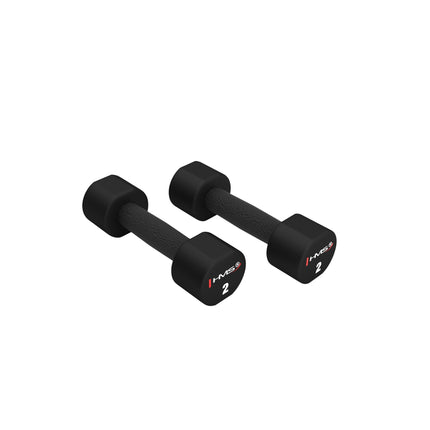 2 x 2 KG Polyurethan Hanteln – Langlebige Fitnessgewichte