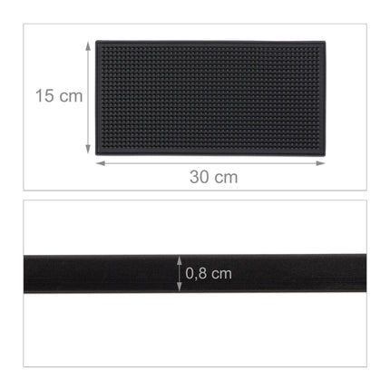 2x Barmatte 30x15 cm