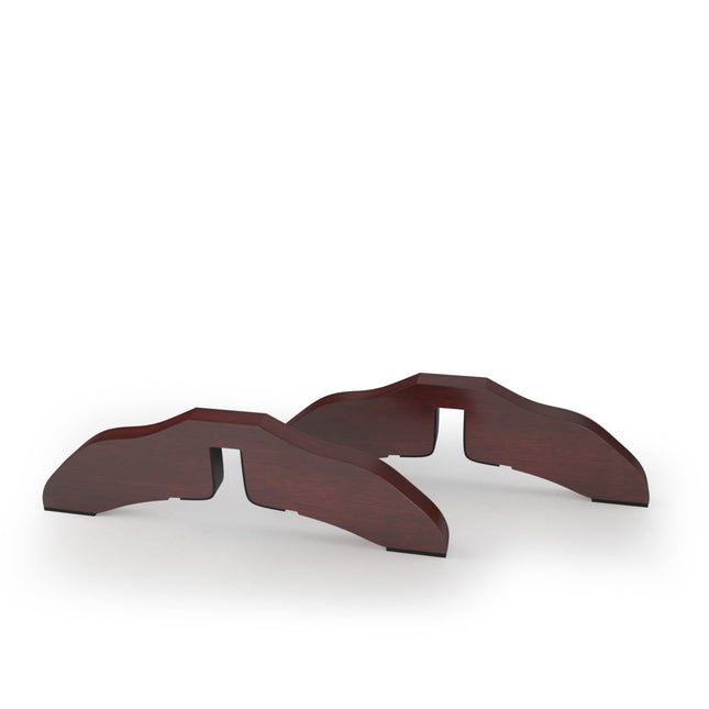 2 x pieds de support en pin pour barrière pour chien, grille de 2 cm, pieds pour barrière de protection marron
