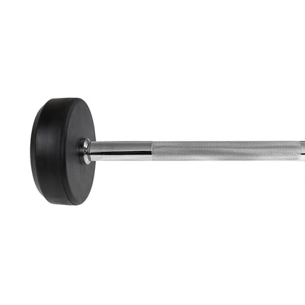 Barre d'haltères en caoutchouc de 30 kg pour la musculation