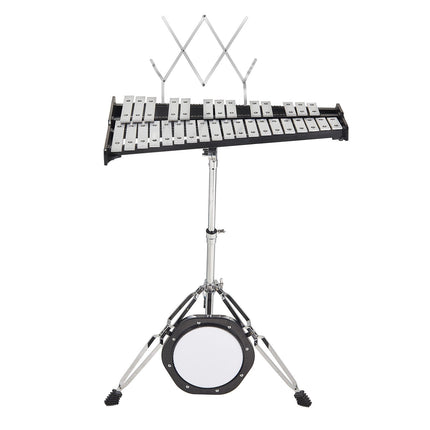 32-Note Glockenspiel Xylophone Kit – Stand, Bag, Mallets