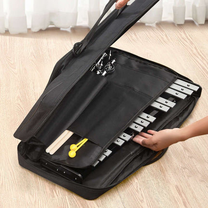 32-Note Glockenspiel Xylophone Kit – Stand, Bag, Mallets