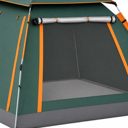 Tente 3-4 personnes à montage rapide avec auvent et protection UV