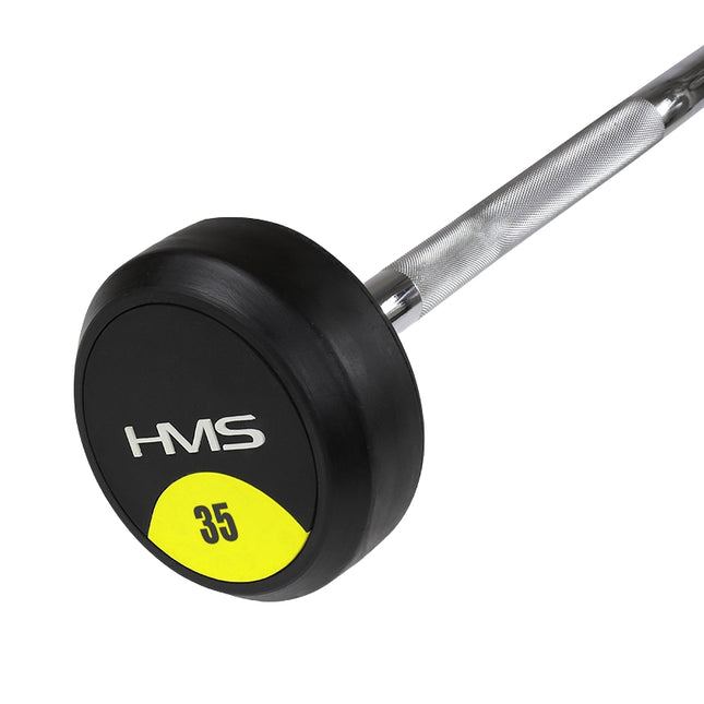 35 kg gummierte Curlstange