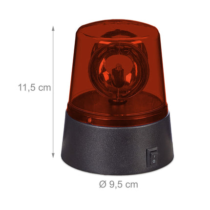 360° drehbare LED-Partylichter – Rot, Blau, Gelb