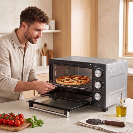 Mini-four à convection 36 L, 1500 W, 90–230 °C, minuterie