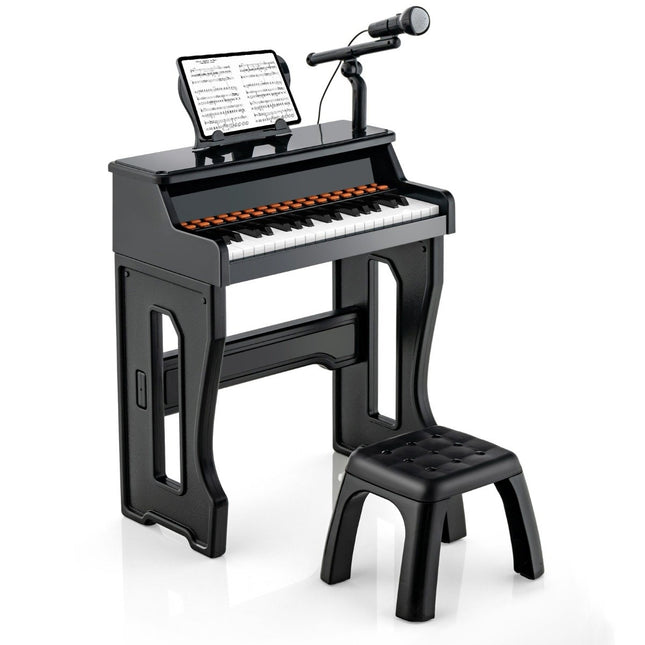 37-Tasten-Kinderkeyboard mit Hocker und Mikrofon