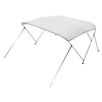 3 Bow Boat Bimini Top, 600D, 72in, Aluminum Frame