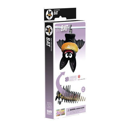 Maquette 3D en carton - Chauve-souris pour une construction créative et amusante