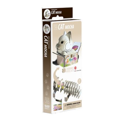 Kit de maquettes 3D en carton - Conception de chat, assemblage à faire soi-même
