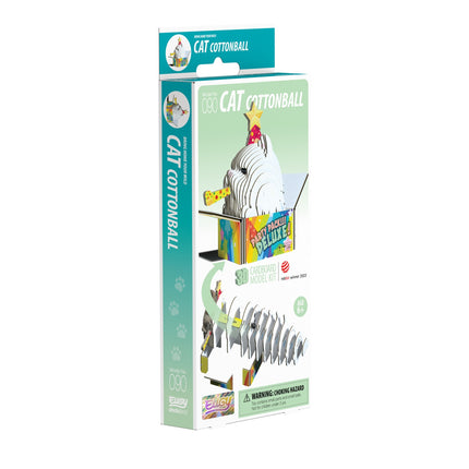 Kit de maquette en carton 3D - Motif chat, projet de bricolage