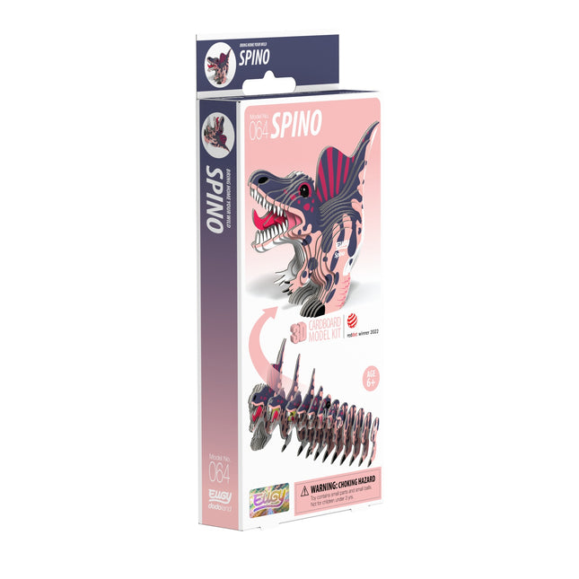 Kit de maquette en carton 3D - Ensemble d'assemblage de dinosaure Spinosaurus
