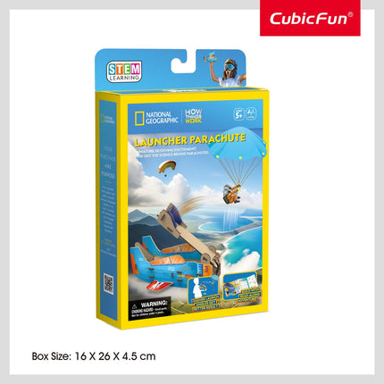Parachute lanceur de puzzle 3D - National Geographic Design