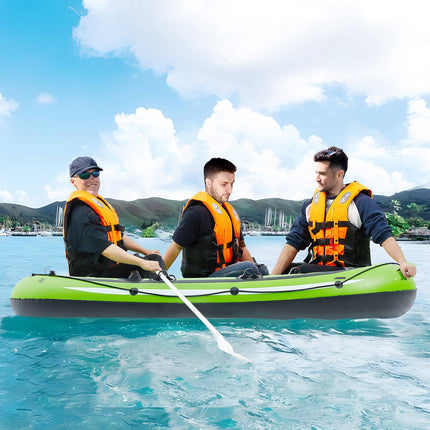 3-Person Inflatable Fishing Boat, PVC, 750 lb Capacity