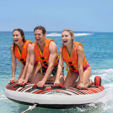 3-Person Towable Tube, 510 lb Capacity, Nylon Cover