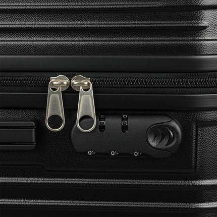 Ensemble de 3 valises rigides à roulettes multidirectionnelles