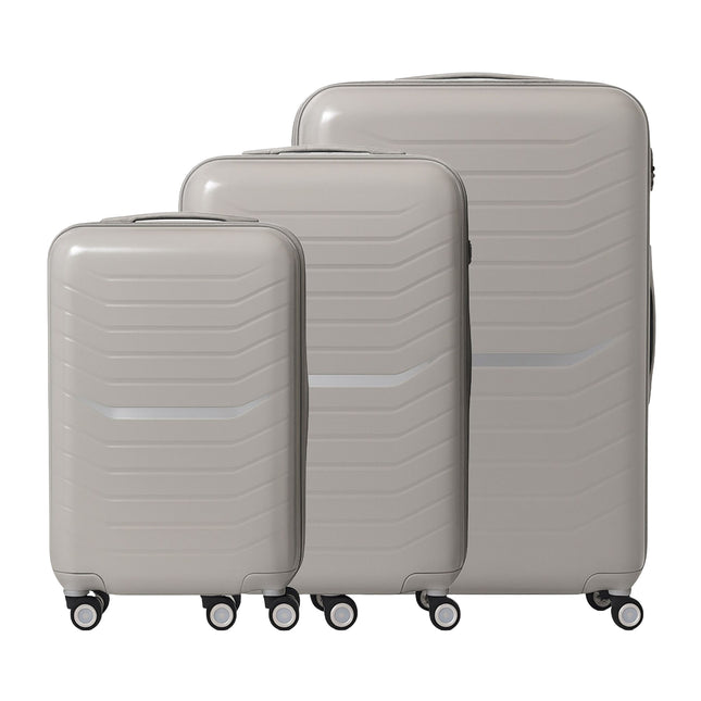 Ensemble de 3 valises rigides avec serrure TSA