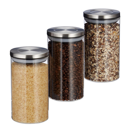 3 bocaux de conservation 1000 ml