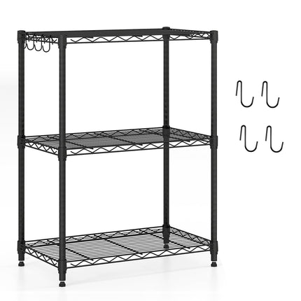 3-stufiges, verstellbares Metallregal – Schwerlastregal