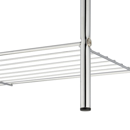 Porte-serviettes à 3 bras avec étagère