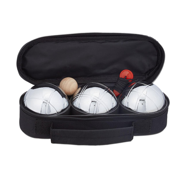 3 boules de pétanque dans un ensemble