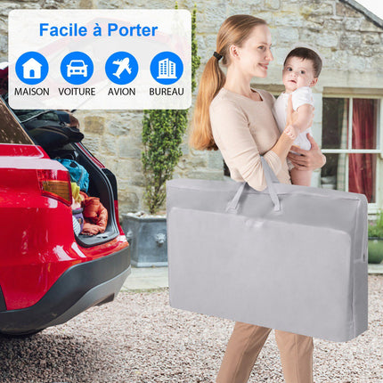 3-in-1 Baby-Beistellbett, höhenverstellbar, Matratze, Tasche