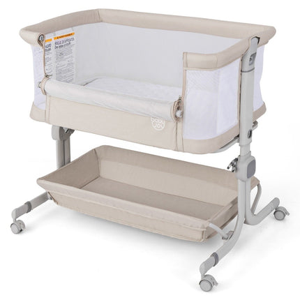 Lit de voyage 3 en 1 pour bébé avec matelas, hauteur réglable