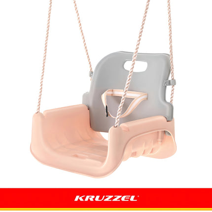 3-in-1 Kinderschaukel, verstellbare Seile, 30 kg Tragkraft
