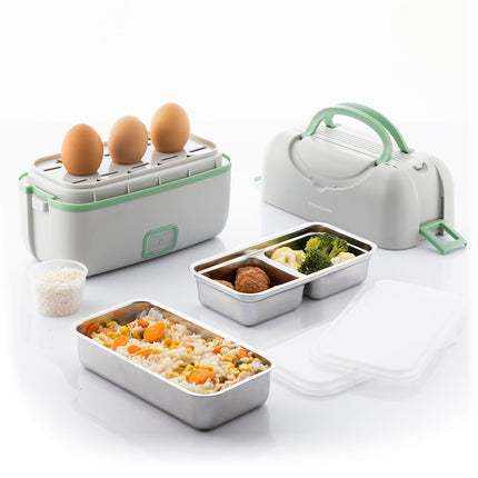3-in-1 Elektrischer Dampfgarer Lunchbox mit Rezepten Beneam InnovaGoods