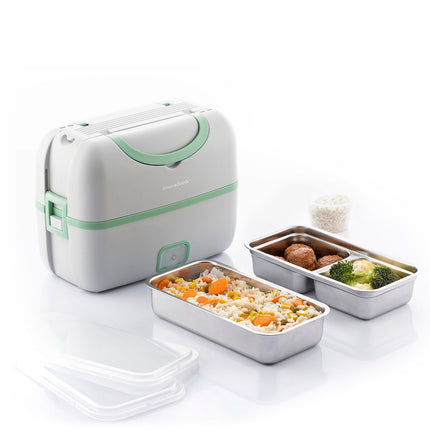 3-in-1 Elektrischer Dampfgarer Lunchbox mit Rezepten Beneam InnovaGoods