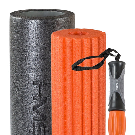 Ensemble de rouleaux en mousse 3 en 1 - Outil de fitness polyvalent et haute densité