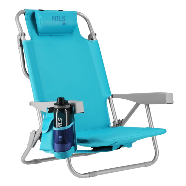 3-in-1 faltbarer Strandkorb mit Kühltasche