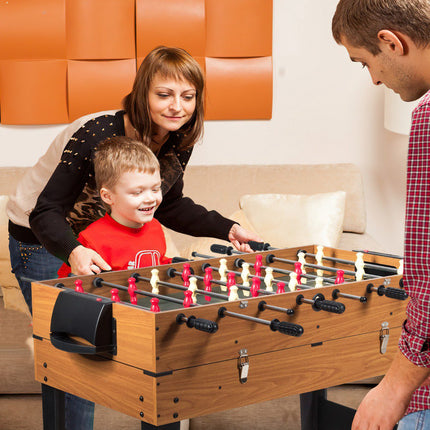 Table de jeu 3 en 1, baby-foot, billard, toboggan et hockey sur table de 122 cm