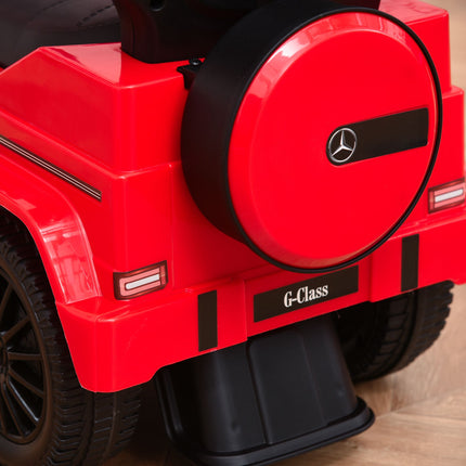 3-in-1 Kinder Rutscherauto mit Schiebestange, Rot, 18-36 Monate